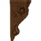 Ekena Millwork 5"W x 7"D x 14"H Large Acanthus Wood Corbel, Cherry CORW05X07X14ACCH - alternate 3